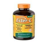 American Health Ester-C with Citrus Bioflavonoids 1000 mg Vegetarian Tablets  180 Ct (BEST BY 12/2028)