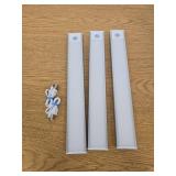 Under Cabinet Lighting Wireless,Rechargeable Battery Motion Sensor Light Indoor,LED Closet Lights USB Charging,3 Color Dimmable Under Cabinet Lights for Kitchen, Cabinet, Wardrobe (3 Pcs)12in