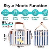 Premium Insulated Food Bag Leakproof Hot & Cold Thermal Tote (15L)