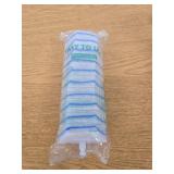 10 Pack Toilet Wand Refills Compatible with Clorox ToiletWand Handle, Disposable Toilet Bowl Cleaning System Replacement Heads, Hexagon Scrubber Polyester for Bathroom