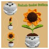 2 Count Positive Crochet Animals Sunflowers
