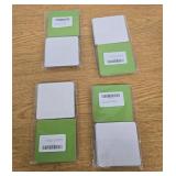 128 Pcs Dry Erase Magnetic Labels, 3 x 3 Reusable Writable Name Tags Magnetic Label Stickers