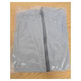 Zip Up Grey Hoodie Jacket, Size 7-8 Youth