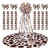 Cow Print Christmas Tree Decorations