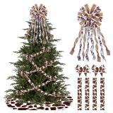 Cow Print Christmas Tree Decorations