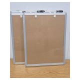 4 Pack Dry Erase Board, 11" x 14" Magnetic Small Whiteboard, 4 Magnets and 8 Markers