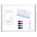 4 Pack Dry Erase Board, 11" x 14" Magnetic Small Whiteboard, 4 Magnets and 8 Markers