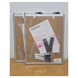 4 Pack Dry Erase Board, 11" x 14" Magnetic Small Whiteboard, 4 Magnets and 8 Markers