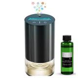 Waterless Essential Oil Diffuser with 100ml of Pure Essential Oil, Mini Scent Air Diffuser with 7 Color Lights, 100ml Large Capacity CarDiffuser, 3 Timers & 3Mist Levelsfor Home, Car, Office