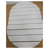 Large Stone Drying Mat (White, 22.8"x15.4")