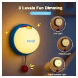 2 Count of TCMOT Night Light Cute for Kids, 3-Level Dimmable Night Lamp