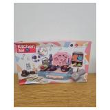 Kids Play Kitchen Set DIY Cooking Toys