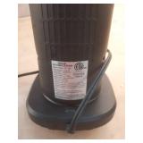 30 in. Digital 1,500-Watt Oscillating Ceramic Tower Electric Space Heater with Remote Control and Safety Protection - Retail: $109