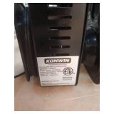 1500-Watt Black Indoor Electric Oil-Filled Radiator Convection Radiant Space Heater with Remote Control for Living Space - Retail: $100