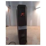 1500-Watt Black Indoor Electric Oil-Filled Radiator Convection Radiant Space Heater with Remote Control for Living Space (See Details) - Retail: $100