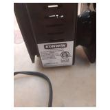 1500-Watt Black Indoor Electric Oil-Filled Radiator Convection Radiant Space Heater with Remote Control for Living Space (See Details) - Retail: $100