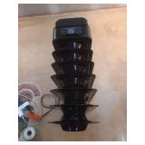 1500-Watt Black Indoor Electric Oil-Filled Radiator Convection Radiant Space Heater with Remote Control for Living Space (See Details) - Retail: $100