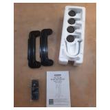 1500-Watt Black Indoor Electric Oil-Filled Radiator Convection Radiant Space Heater with Remote Control for Living Space - Retail: $100