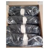 PACK OF 4-Channel Faux Fur Throw Black - Threshold