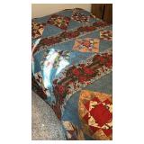 Handmade Handquilted Quilt - 88 x 100