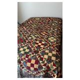 Handmade Quilt - Machine Quilted - 78 x 95