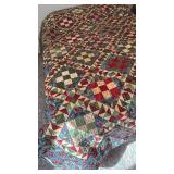 Handmade Quilt - Machine Quilted - 78 x 95