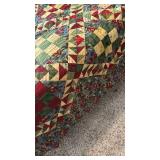 Handmade Quilt - Machine Quilted - 78 x 95