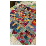 Handmade Quilt - 40 x 40 Two sided