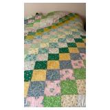 Handmade Quilt - 89 x 79