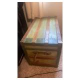 1900s Steamer Trunk with Wood Slats
