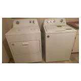 Whirlpool Top Load Washer and Dryer Set 45 x 29 x 26 in