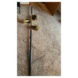 Adjustable Floor Lamp with Multiple Brass Heads