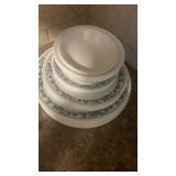 Corelle Old Town Blue Dinnerware 25 pieces