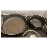 Speckled Non-Stick Cookware Set - Saute Pan and Sauce Pot