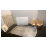 Cookie sheets, Bundt pan and candy molds