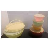Tupperware bowls. Some vintage