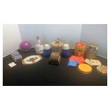 Matches, Tea, salt and pepper shakers and more