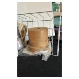 Basket with tape and patterns