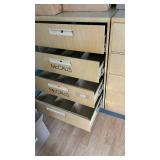 Metal McCalls Cabinets 37 Inches tall,  27 1/2 Inches wide and 25 inches deep