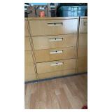 Metal McCalls Cabinets 37 Inches tall, 27 1/2 Inches wide and 25 inches deep