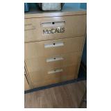 Metal McCalls Cabinets 37 Inches tall, 27 1/2 Inches wide and 25 inches deep