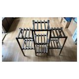 Plant Stand 28 inches tall, 32 inches wide and 17 inches deep