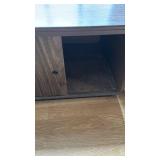 Cabinet with sliding doors 16 inches tall, 36 inches wide and 20 inches deep