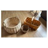 Three baskets