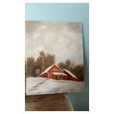 Two paintings.  Both are 16 x 20