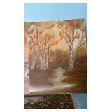 Two paintings each 20 x 16 and a print