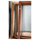 Craft Wall Hanging and Three wooden frames 27 x 20