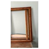 Craft Wall Hanging and Three wooden frames 27 x 20