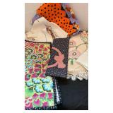 Hand embroidery, crochet and quilting pieces