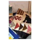 Handmade Easter pillowcase, placemats, napkin, unfinished pieces and more